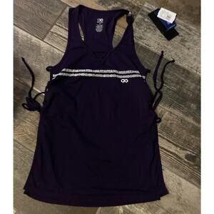 AG Alta Giro womens Athletic Side Tie Tank Top NWT